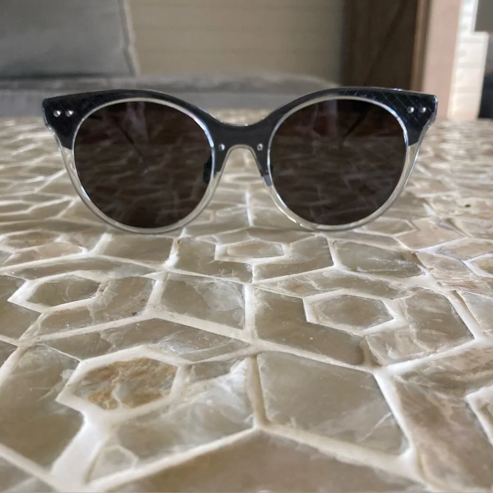 BOTTEGA VENETA 50MM Round Unisex Core Sunglasses in grey/brown
